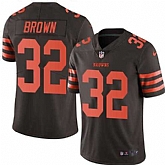 Nike Men & Women & Youth Browns 32 Jim Brown Brown Color Rush Limited Jersey,baseball caps,new era cap wholesale,wholesale hats